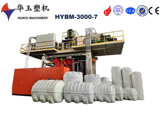 Huayu nuovo tipo 3000L-7layers serbatoio di acqua di plastica macchina di stampaggio a soffio