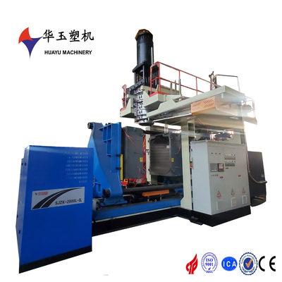 Macchina per soffiaggio di fusti in plastica HDPE 2900L a comando idraulico
