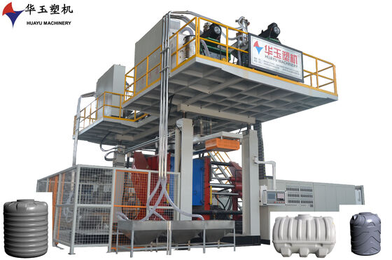 Macchina per soffiaggio IBC ad alta precisione a coestrusione a 4 strati da 5000L per grandi prodotti in plastica
